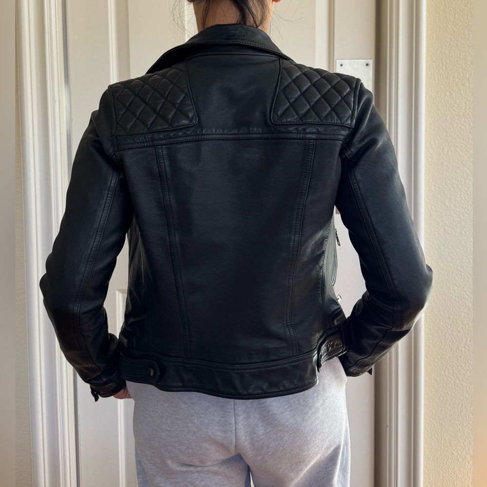 All-Saints Conroy Leather Biker (US4) - Picture 5 of 14